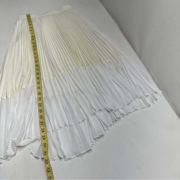 Club Monaco Cream Midi Skirt size XS - Picture 5 of 11
